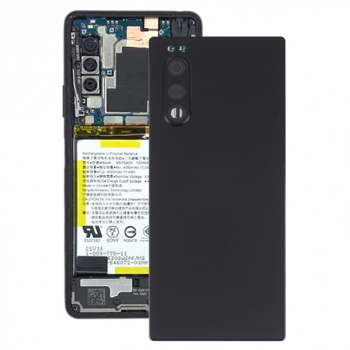 Couverture arrière de la batterie pour Sony Xperia 5 (noir) SH96BL1559-36