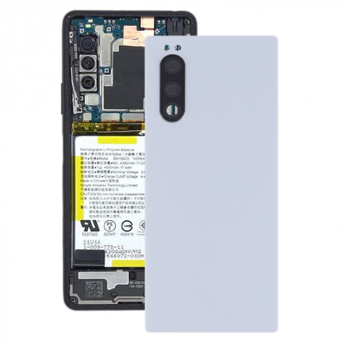 Couverture arrière de la batterie pour Sony Xperia 5 (gris) SH96HL1197-36
