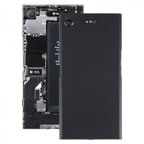 Couverture arrière de la batterie pour Sony Xperia XZ1 (Noir) SH502B1663-36
