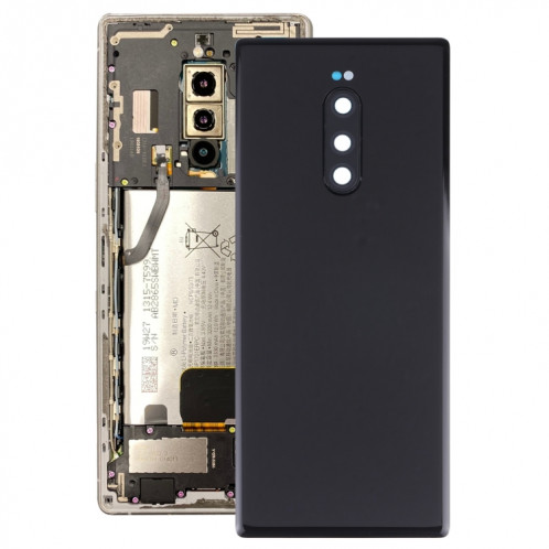Couverture arrière de la batterie pour Sony Xperia 1 / Xperia XZ4 (Noir) SH03BL1345-36