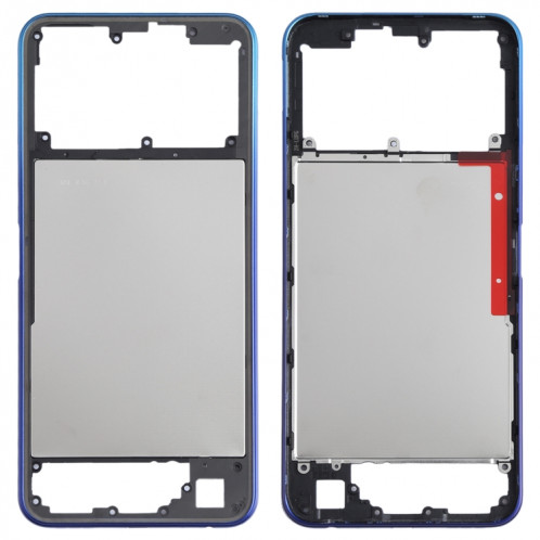 Plaque de lunette centrale d'origine pour Vivo Y20A / Y20 2021 / Y30 standard V2052, V2054, V2070, V2101, V2043, V2048 (bleu) SH567L209-36