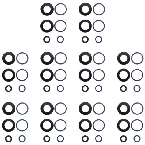 Pour OnePlus Nord 2 Objectif de caméra arrière 10pcs SH3637595-34