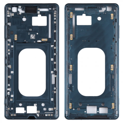 Plaque de lunette de cadre moyen pour Sony Xperia XZ3 (bleu) SH652L1501-36