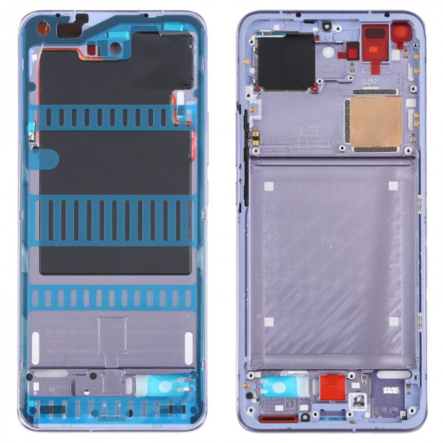 Plaque de lunette LCD de boîtier d'origine avant pour Xiaomi Mi 11 PRO M2102K1AC (Violet) SH692P1608-37