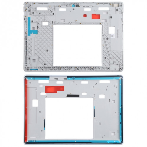 Plaque de lunette d'écran LCD de boîtier d'origine pour Lenovo Tab M10 HD TB-X505 X505F TB-X505L X505 (Blanc) SH742W1759-36