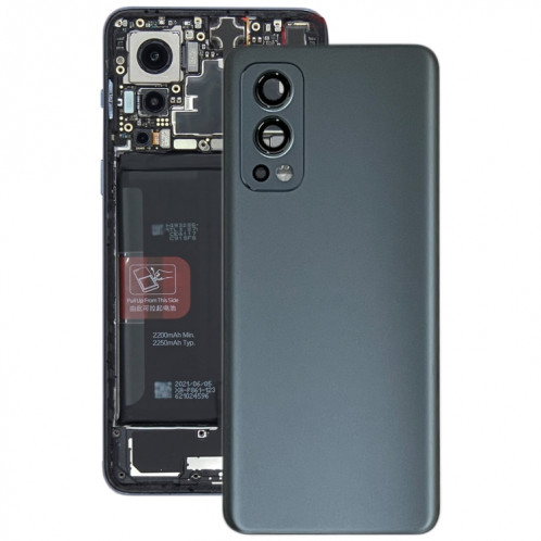 Pour le couvercle arrière de la batterie OnePlus Nord 2 5G (gris) SH27HL1379-34