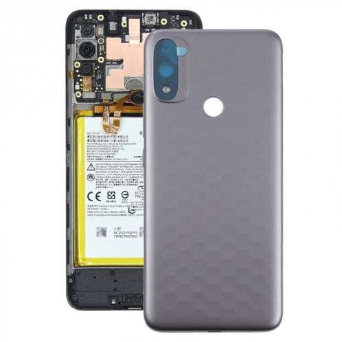 Couvercle arrière de la batterie d'origine pour Motorola Moto E20 XT2155 XT2155-1 (gris) SH90HL915-37