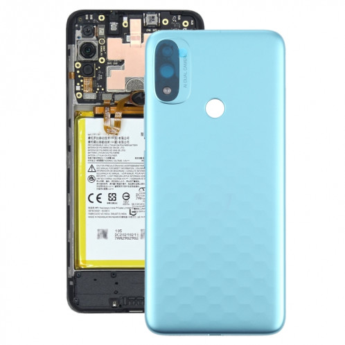 Couvercle arrière de la batterie d'origine pour Motorola Moto E20 XT2155 XT2155-1 (bleu) SH90LL519-37