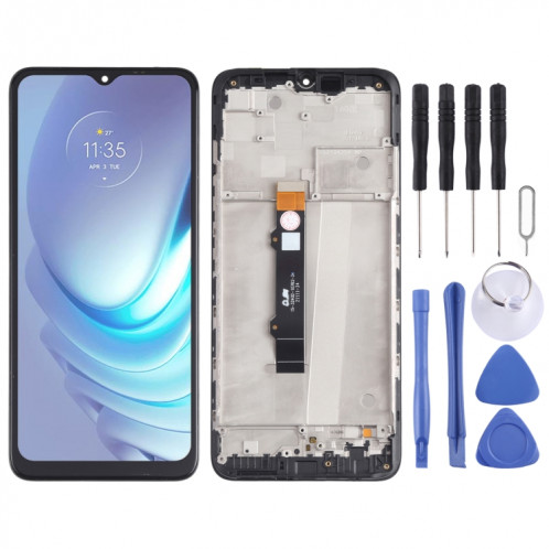 Écran LCD et numériseur Assemblage complet avec cadre pour Motorola Moto G50 XT2137-1 XT2137-2 (Noir) SH907B1902-37