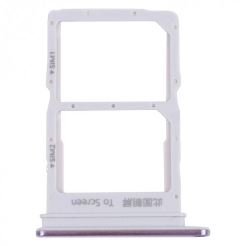 Plateau de carte SIM + plateau de carte SIM pour Huawei Nova 8 SE Youth (Violet) SH994P1468-34
