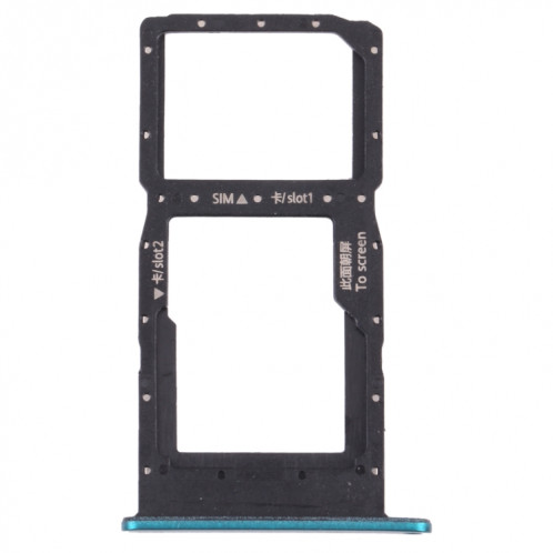 Plateau de carte SIM + plateau de carte SIM / plateau de carte micro SD pour Huawei Profitez de 20 5g (vert) SH006G1178-34