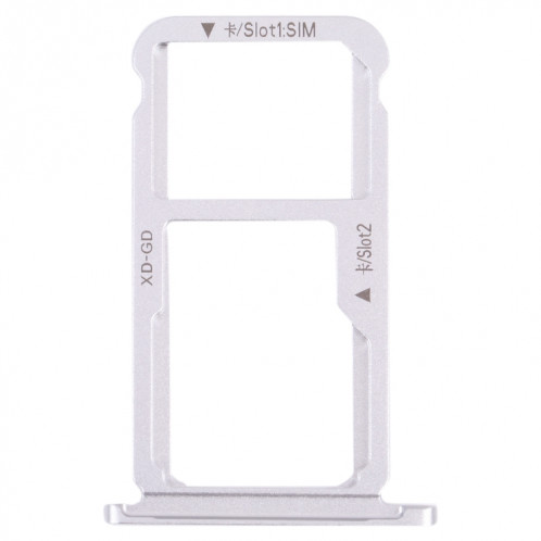 Plateau de carte SIM + plateau de carte SIM / plateau de carte micro SD pour l'honneur 9x Lite (argent) SH007S374-34