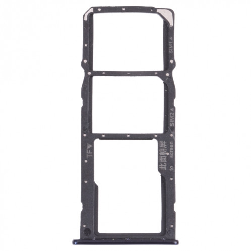 Plateau de carte SIM + plateau de carte SIM + plateau de carte Micro SD pour Huawei Y7 (2018) (Bleu) SH014L718-34