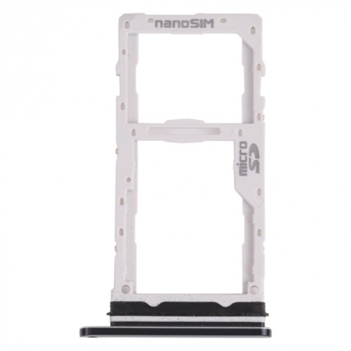 Nano SIM Plateau de la carte SIM + Bac de carte Micro SD pour LG G8X MINIQ / V50S MINIQ 5G LM-V510N, LMG850EMW, LM-G850 (Noir) SH051B1853-34