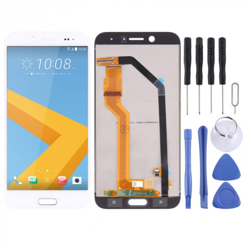 Ecran LCD d'origine pour HTC 10 evo avec Digitizer Full Assembly (Blanc) SH356W1112-36