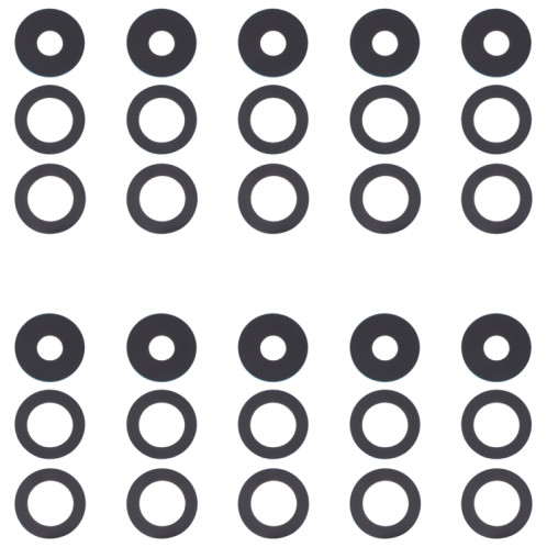 Pour OPPO Reno6 4G / Reno6 5G / Reno6 Z 10pcs objectif de caméra arrière SH43671322-34