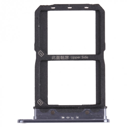 Pour vivo iQOO 5 5G Plateau de carte SIM + Plateau de carte SIM (Noir) SH497B1947-34