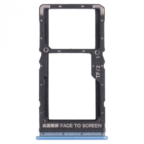 Plateau de carte SIM + plateau de carte SIM / plateau de carte micro SD pour Xiaomi Redmi Note 11 5G (Bleu) SH531L1380-34