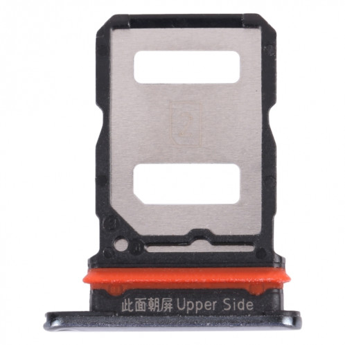 Pour vivo V21 / V21 5G V2066 V2108 V2050 Plateau de carte SIM + Plateau de carte SIM / Plateau de carte Micro SD (Noir) SH542B617-34