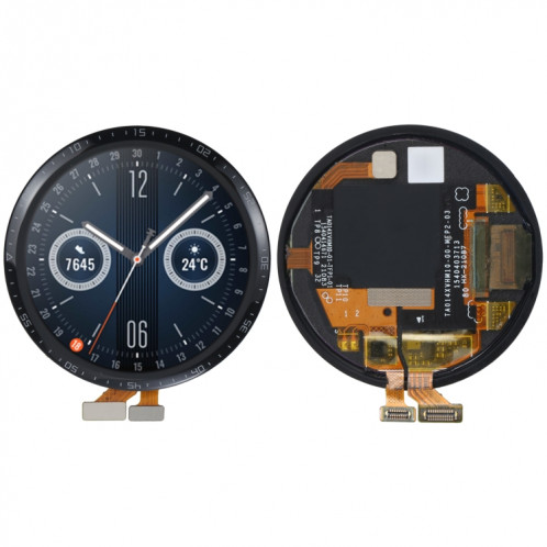 Écran LCD d'origine et numériseur Assemblage complet de Huawei Watch GT 3 Mil-B19 46mm SH4592881-35