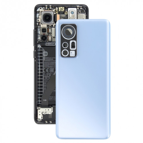 Couvercle arrière de la batterie d'origine pour Xiaomi 12 (bleu) SH95LL1064-37