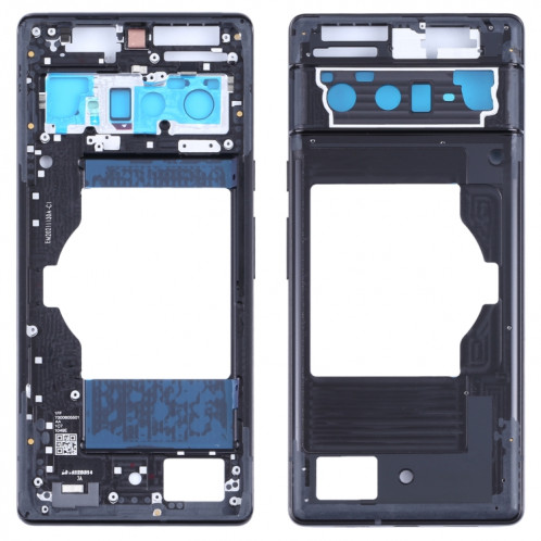 Plaque de lunette centrale d'origine pour Google Pixel 6 Pro (Noir) SH626B827-36