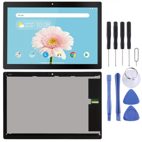 Écran LCD pour Lenovo Smart Tab M10 FHD REL TB-X605 TB-X605LC TB-X605FC avec numériseur complet (noir) SH667B714-35