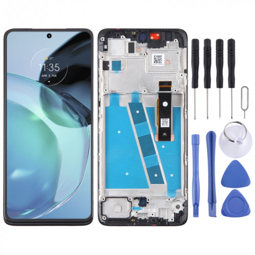 Écran LCD d'origine pour assemblage complet de numériseur Motorola Moto G72 avec cadre SH4789220-35