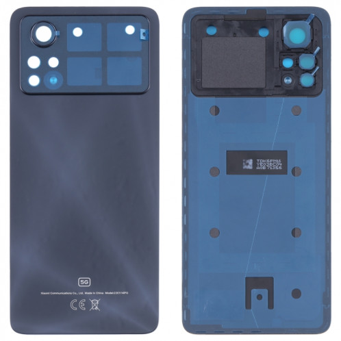 Couvercle arrière de la batterie d'origine pour Xiaomi Poco X4 Pro 5G (noir) SH811B391-37
