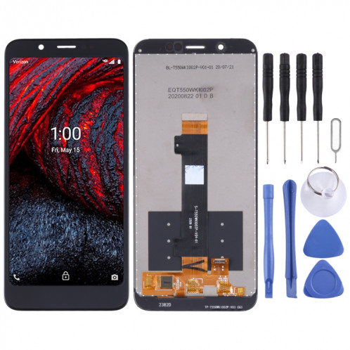 Écran LCD et numériseur Assemblage complet pour Nokia 2 V Tella / C2 Tava / C2 Tennen (noir) SH20BL1597-37