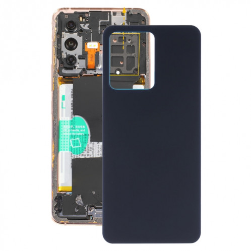 Pour vivo S12 / V23 5G V2162A V2130 Couvercle arrière de la batterie en verre (noir) SH25BL1302-36