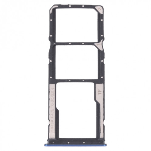 Plateau de carte SIM + plateau de carte SIM + plateau de carte micro sd pour xiaomi redmi note 11 / redmi note 11s (bleu foncé) SH853D1899-34