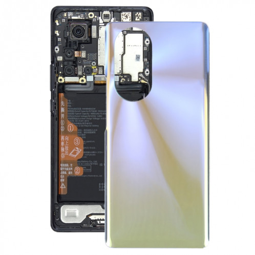 Couverture arrière de la batterie pour Huawei Nova 8 (violet) SH43PL1389-36