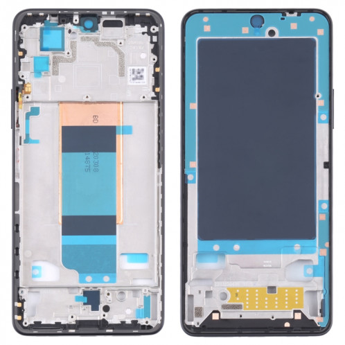 Plaque de lunette de cadre LCD de boîtier avant pour Xiaomi Redmi K40S (noir) SH954B1276-37