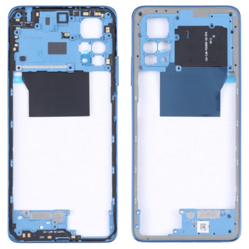 Plaque de cadre intermédiaire pour Xiaomi Poco X4 Pro 5G/Redmi Note 11E Pro (Bleu foncé) SH043D646-36