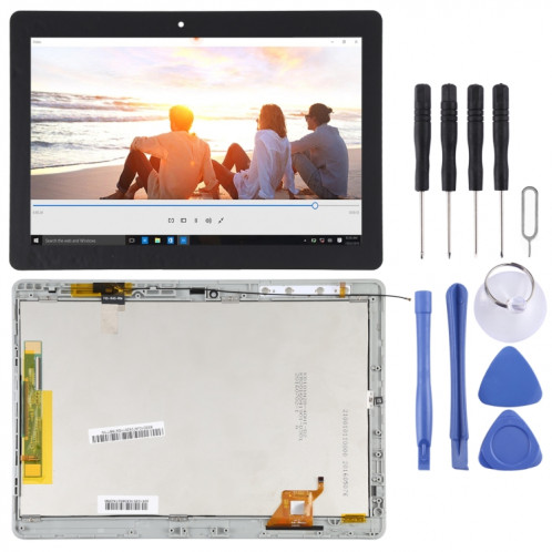 Écran LCD OEM pour Lenovo Ideapad Miix 300-10IBY Assemblage complet du numériseur avec cadre (Noir) SH260B487-35