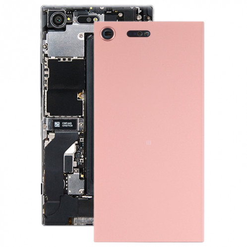 Coque arrière de batterie d'origine avec objectif d'appareil photo pour Sony Xperia XZ Premium (Rose) SH24FL921-35