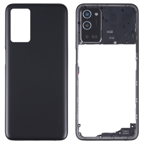 Pour le couvercle arrière de la batterie OPPO A56 5G avec cadre central (noir) SH78BL122-36