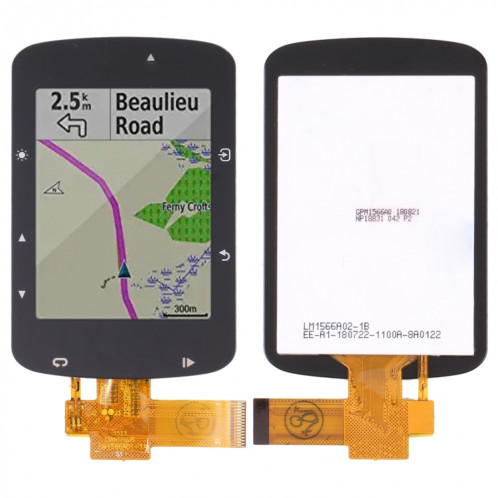 Écran LCD d'origine pour Garmin Edge 520 avec assemblage complet du numériseur SH54471834-35