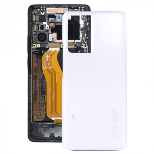 Couvercle arrière de batterie en verre pour Xiaomi 11T/11T Pro (Blanc) SH48WL1333-36