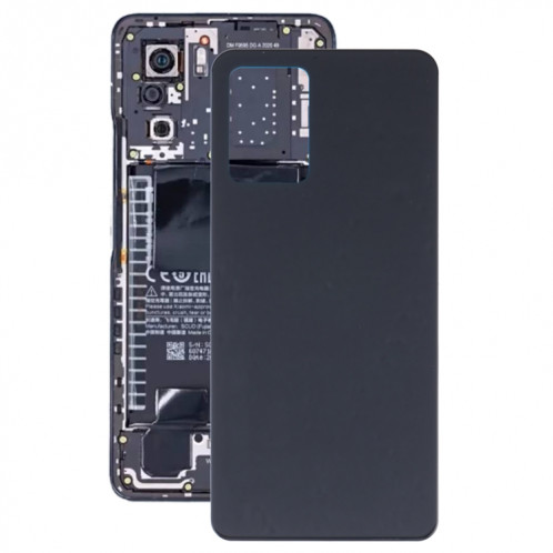 Couvercle arrière de batterie en verre pour Xiaomi Redmi K40s (noir) SH51BL1875-36