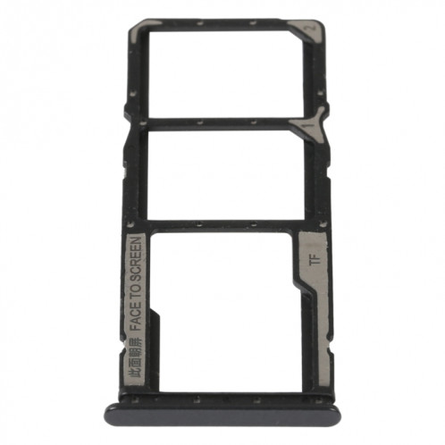 Plateau de carte SIM + plateau de carte SIM + plateau de carte Micro SD pour Xiaomi Redmi Note 11E (noir) SH544B1045-34