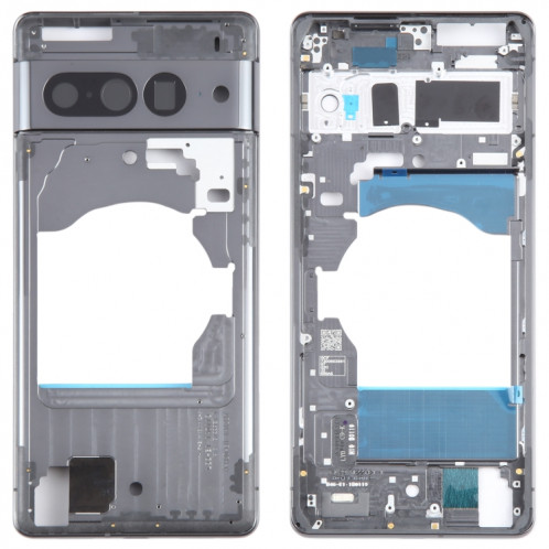 Pour Google Pixel 7 Pro Front Housing LCD Frame Bezel Plate (Black) SH601B725-36