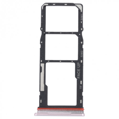 Pour Motorola Moto G42 Plateau de carte SIM + Plateau de carte SIM + Plateau de carte Micro SD (Or) SH630J472-34