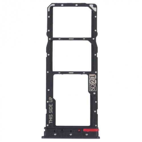 Pour Motorola Moto G32 Plateau de carte SIM + Plateau de carte SIM + Plateau de carte Micro SD (Noir) SH631B148-34