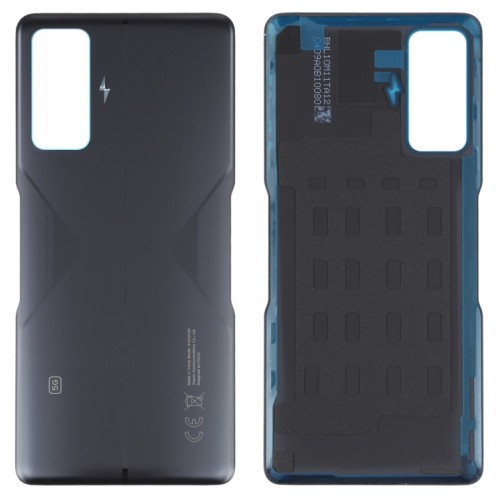 Pour Xiaomi Poco F4 GT Couvercle arrière de la batterie d'origine (noir) SH50BL1140-36