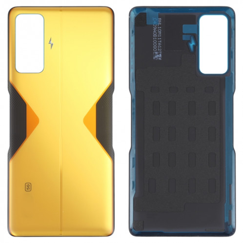 Pour Xiaomi Poco F4 GT Couvercle arrière de la batterie d'origine (jaune) SH50YL1921-36