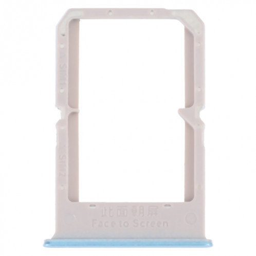 Pour OPPO A72 4G / A92 4G Plateau de carte SIM + Plateau de carte SIM (Bleu) SH665L1918-34