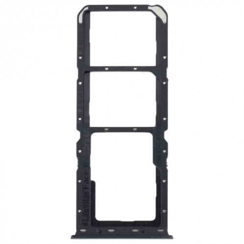 Pour OPPO A52 4G Plateau de carte SIM + Plateau de carte SIM + Plateau de carte Micro SD (Noir) SH666B946-34
