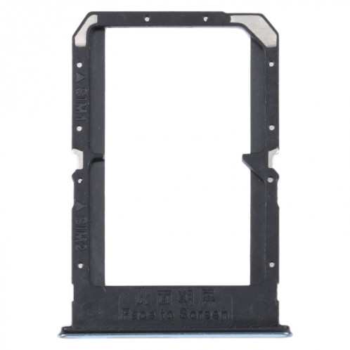 Pour OPPO K9 Pro Plateau de carte SIM + Plateau de carte SIM (Argent) SH679S1804-34